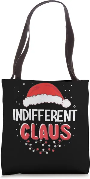 Indifferent Santa Claus Christmas Matching Costume Tote Bag