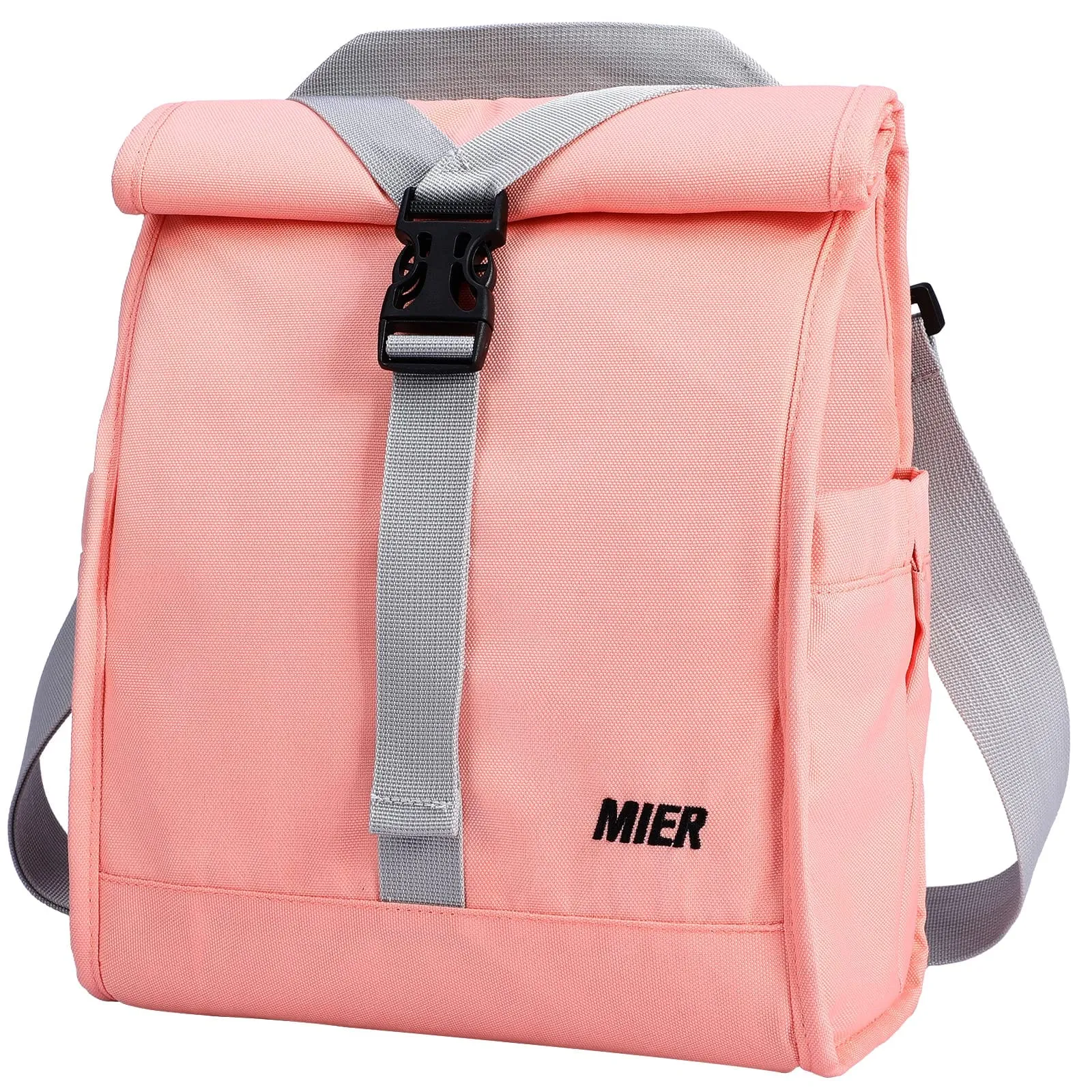 Insulated Lunch Bag Roll Top Lunch Box for Women Men