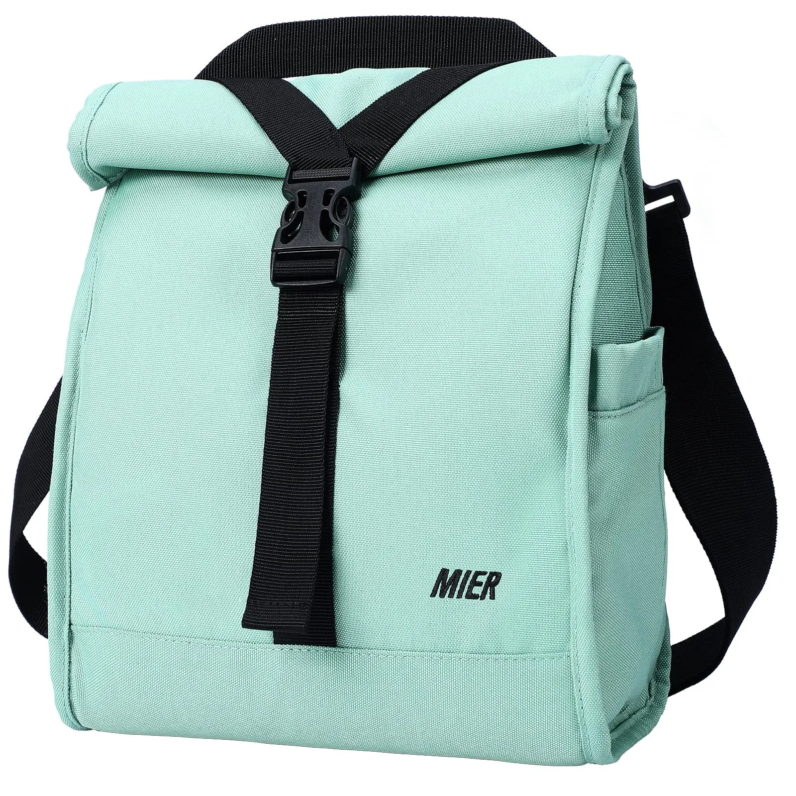 Insulated Lunch Bag Roll Top Lunch Box for Women Men