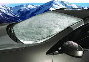 Intro-Tech Automotive RR-04-S Custom Fit Windshield Winter, Snow, Ice and Frost Shade for Select Rolls-Royce Silver Shadow II Models, Silver