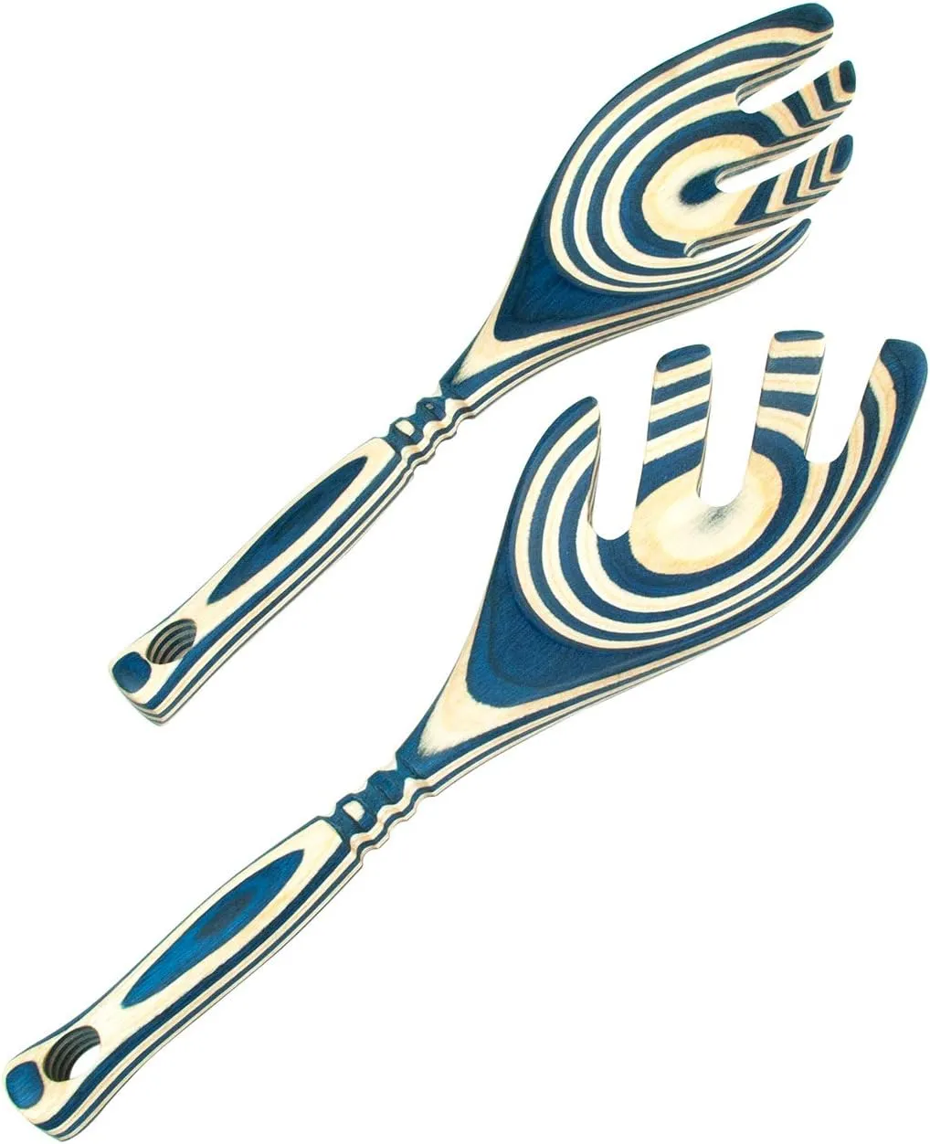 Island Bamboo 9" Pakka Salad Leaf Blue
