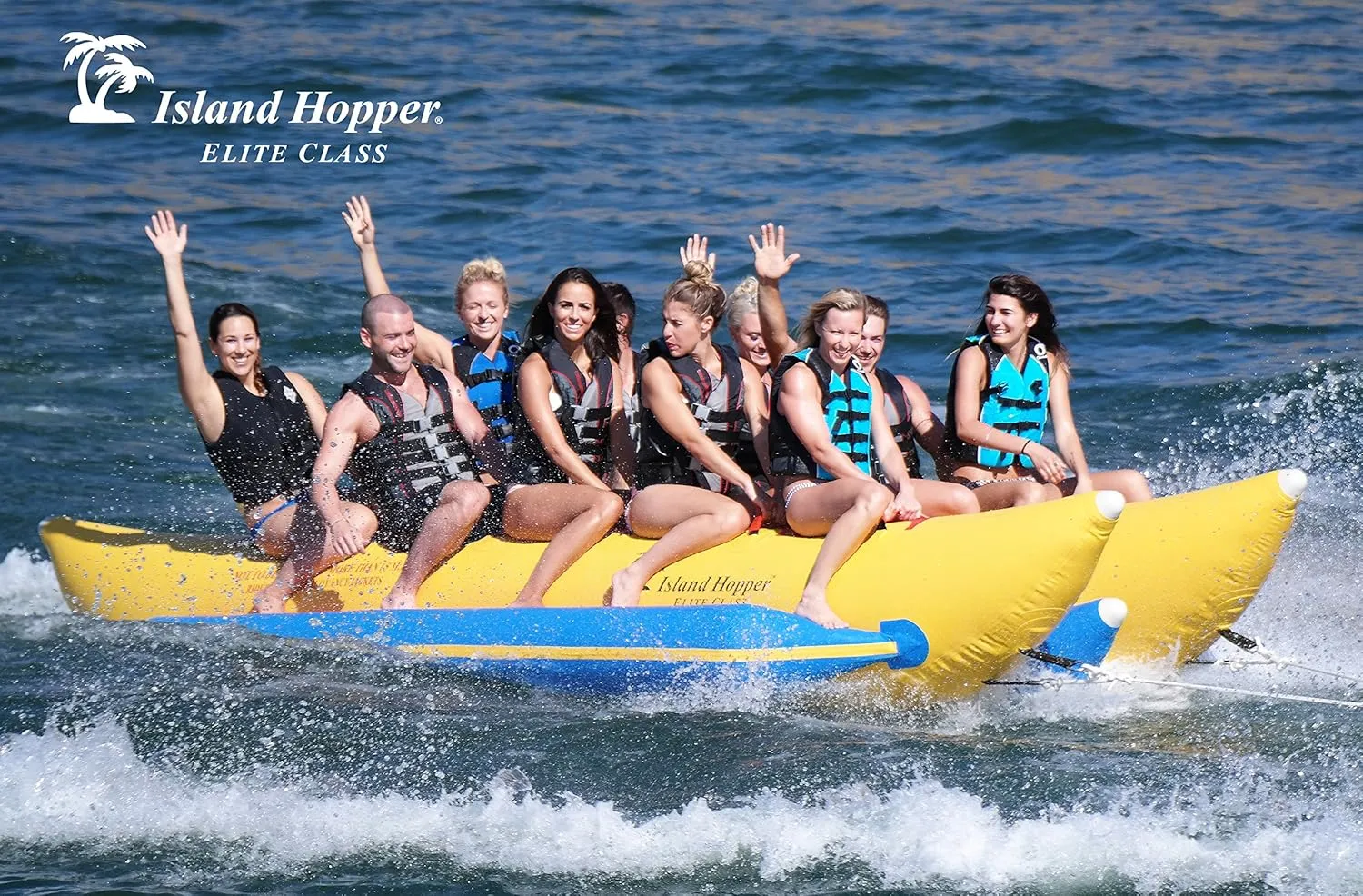 Island Hopper 10 - Passenger Elite Class Side by Side Heavy Commercial Dual Directional Banana Boat