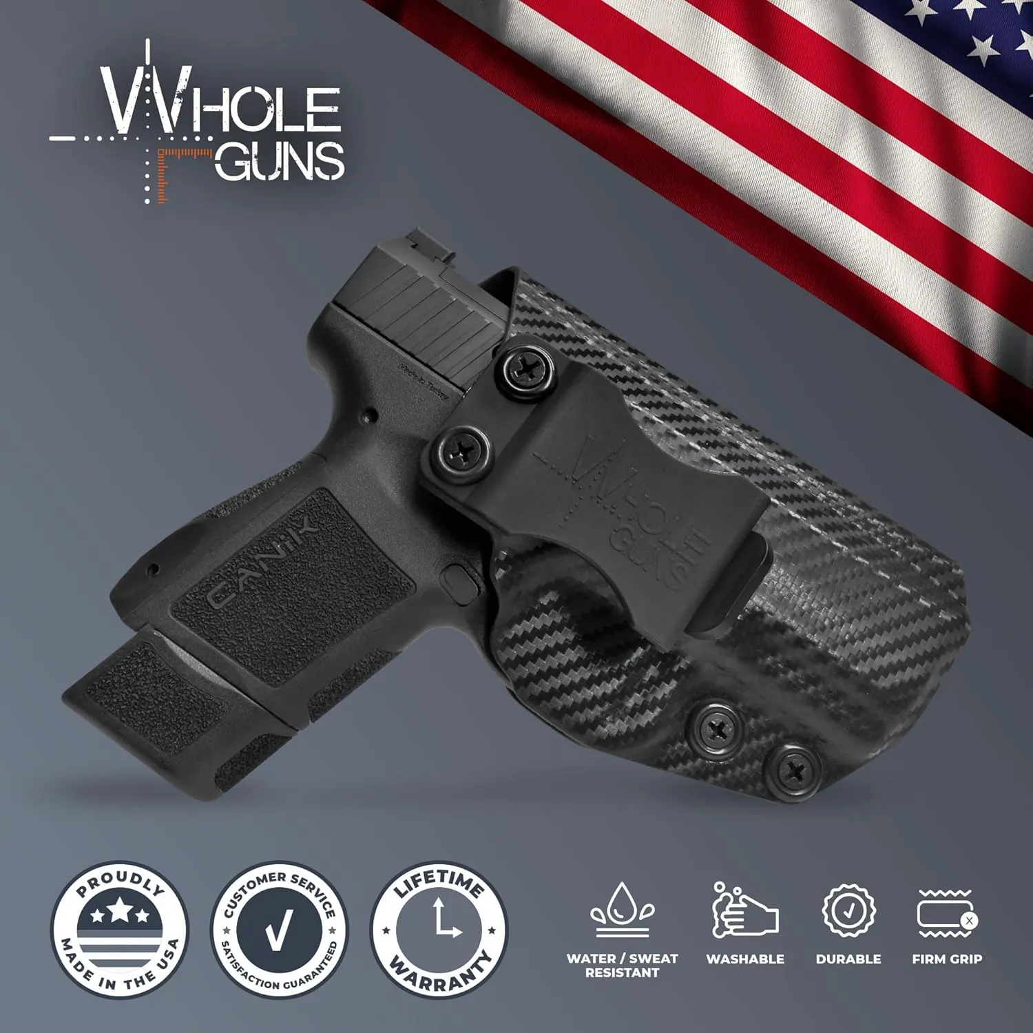IWB Full Cover Classic - Inside The Waistband Holster - fits Bul Armory Axe FS Tomahawk