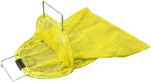 JCS 17x28 Mesh Catch Bag – Galvanized Wire Handle, Heavy-Duty Mesh, Large Capacity for Lobster Catching & Spearfishing