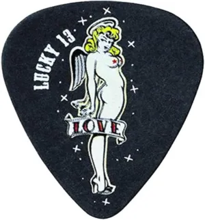 Jim Dunlop L09R.60 Lucky 13 Picks, Love Girl, .60mm, 36/Bag