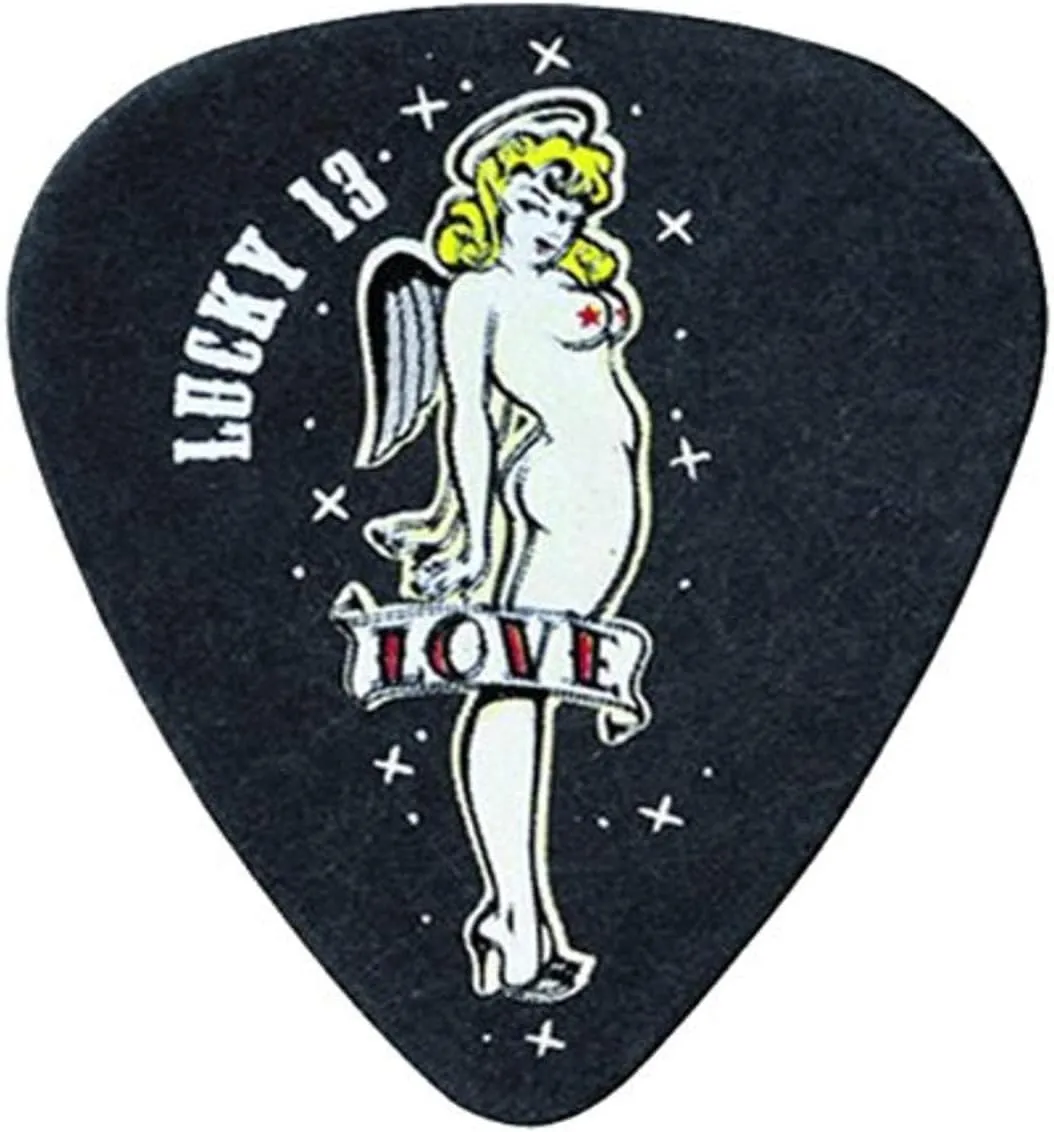 Jim Dunlop L09R.60 Lucky 13 Picks, Love Girl, .60mm, 36/Bag