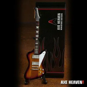 JOHNNY WINTER Sunburst Miniature Guitar Replica Collectible