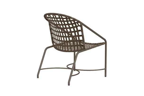 Kantan Aluminum Vinyl Arm Chair by Brown Jordan