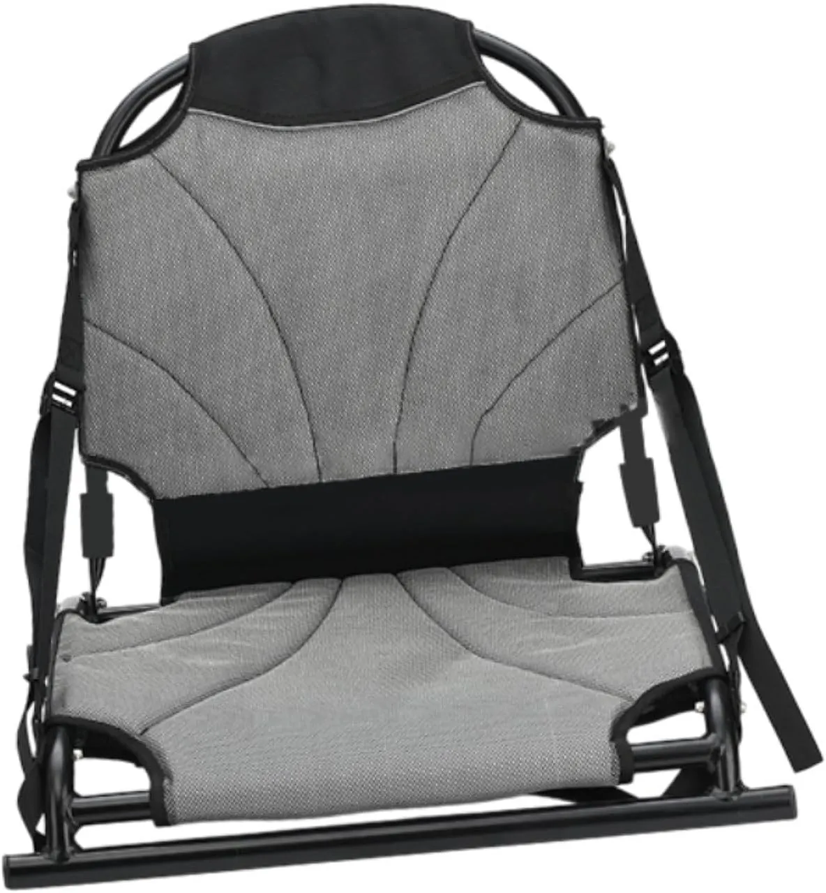 Kayak Seat with Back Support Pad Folding Non Slip for Sit in Outdoor Chair Canoe Boat Backrest Seat for Rafting Canoeing
