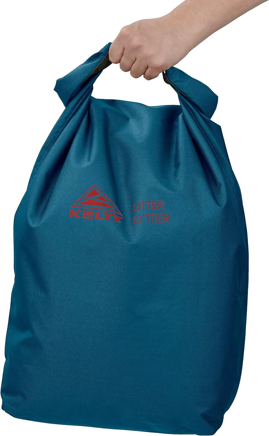 Kelty Litter G’tter Reusable Heavy Duty Garbage Bag and Carry Sack for Firewood, Cans, and Campsite Trash – Puncture   Water Resistant Fabric, Roll Top, 30L Capacity