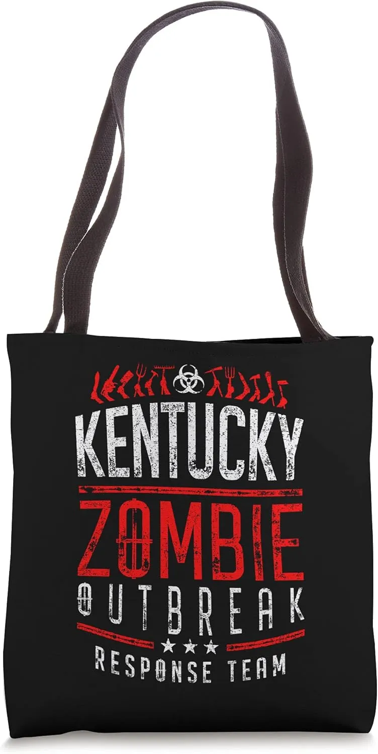 Kentucky Zombie Outbreak Response Team Halloween Tote Bag