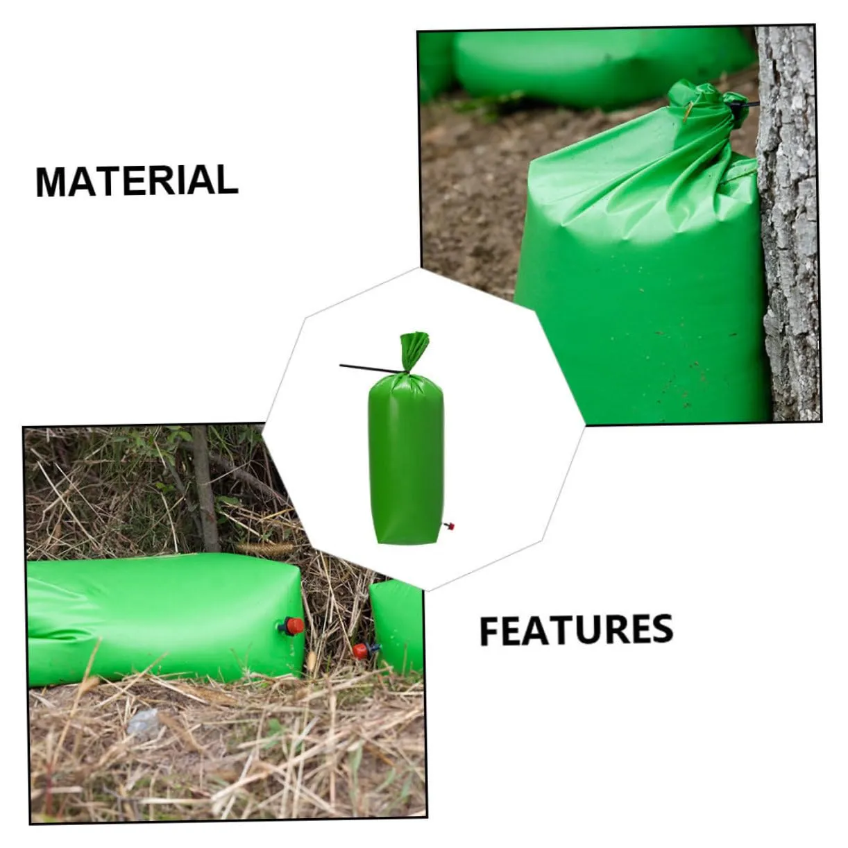 KESYOO 2pcs Drip Irrigation Bag 5 Gallon Water Saving Irrigation System for Garden