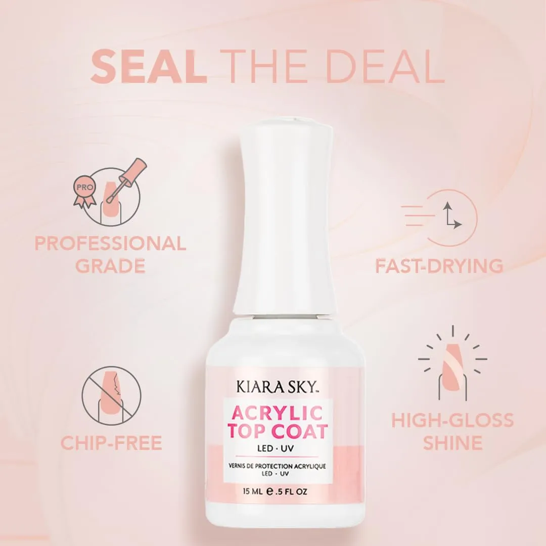 KIARA SKY Acrylic Top Coat 0.5 Fl Oz