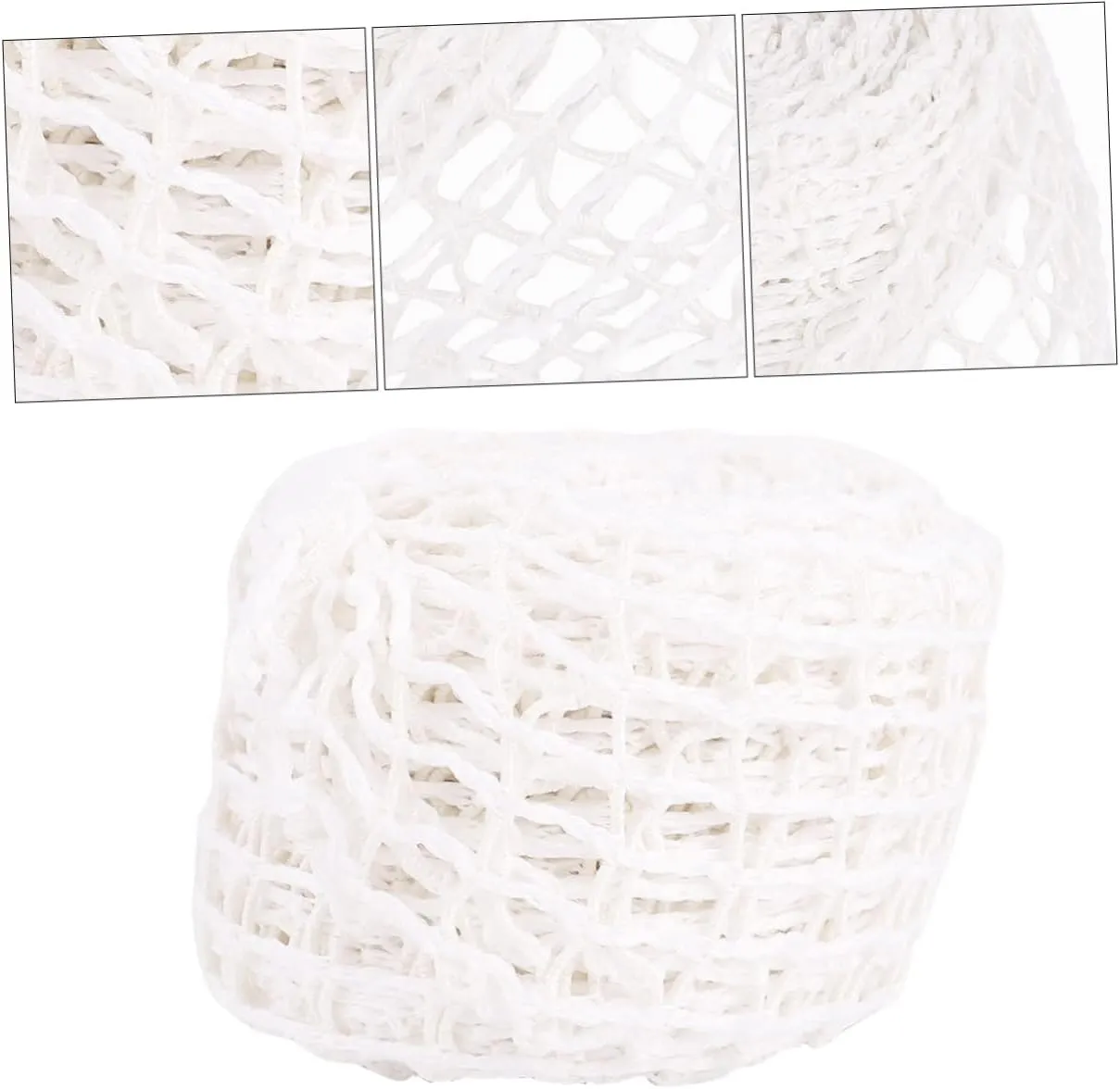 Kisangel 2 Rolls Sauce Elbow Net Set Polyester Fiber White Multipurpose Pork Net