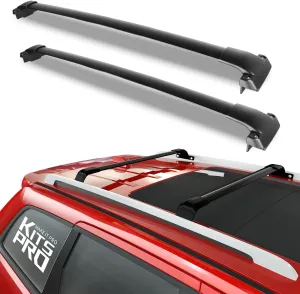 KitsPro 260lb Roof Rack Cross Bars for 2020-2025 Ford Explorer (ONLY FIT Factory Raised Side Rails), Matte Black Heavy Duty Aluminum Cargo Crossbar