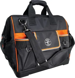 Klein 55469 Tradesman Pro Tool Bag, Wide Stay Open Top, 17.5-In. - Quantity 22