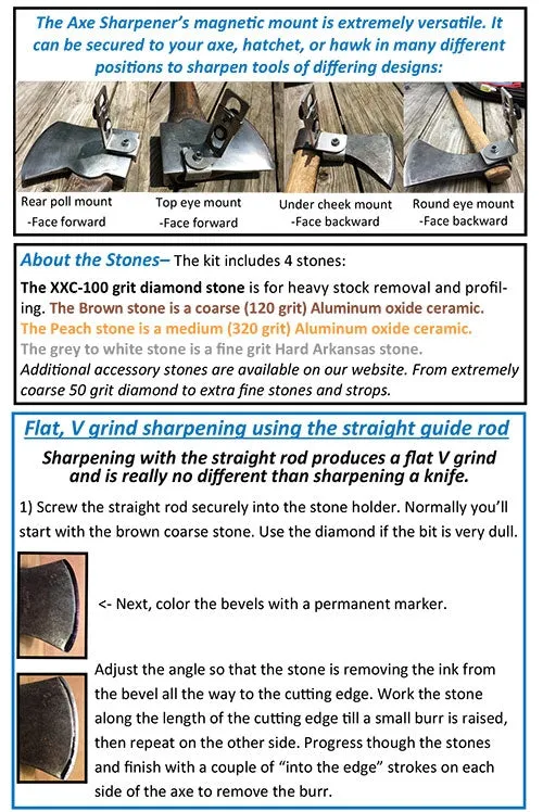 KME Axe Sharpening Fixture (Axe-Sharpener)