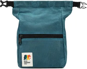 Kulshan Bouldering Bucket, Large Size Chalk Bag for Rock Climbing, Chalk Pot with Magnetic Roll Down Closure, Brush Loop, Zippered Pockets for Climbers