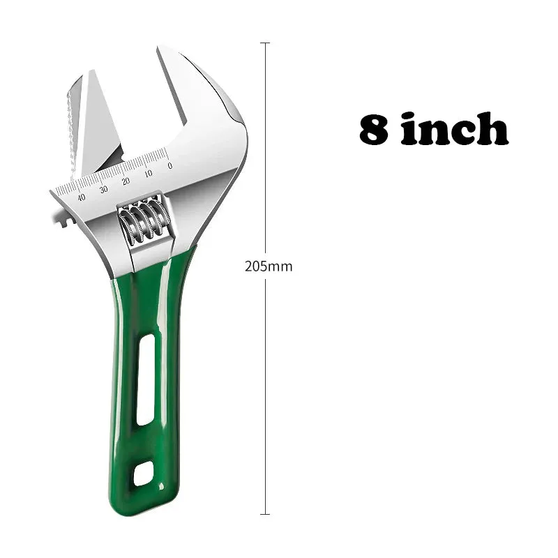 Large Opening Short Handle Activity Wrench Adjustable Multifunction Bathroom Wrench Home Piping Accessories Hand Tools
