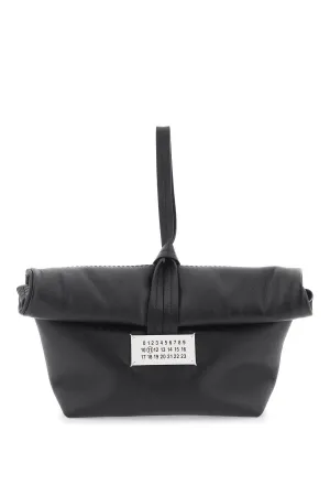 leather clutch bag