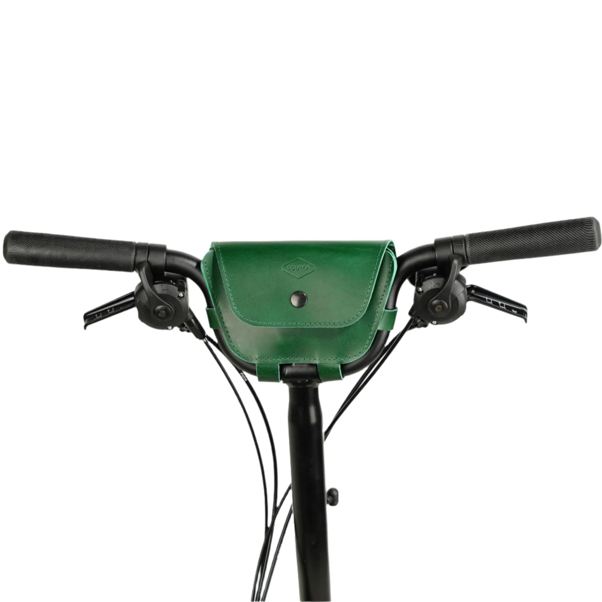 Leather Handlebar Bag for Brompton 2017 