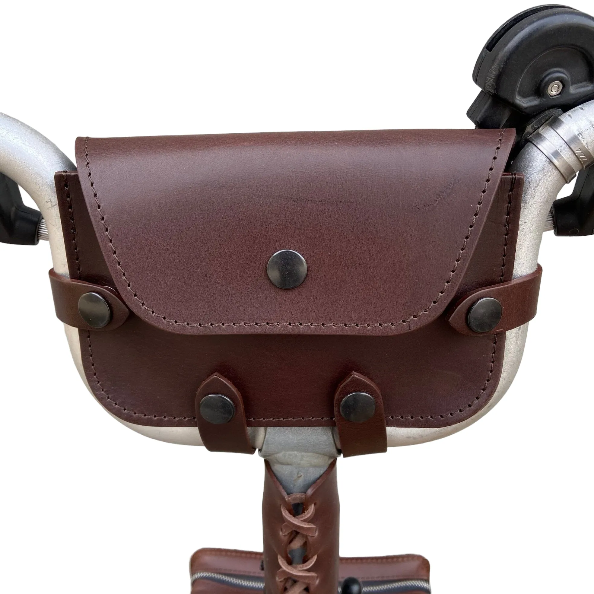 Leather Handlebar Bag for Brompton Pre-2017