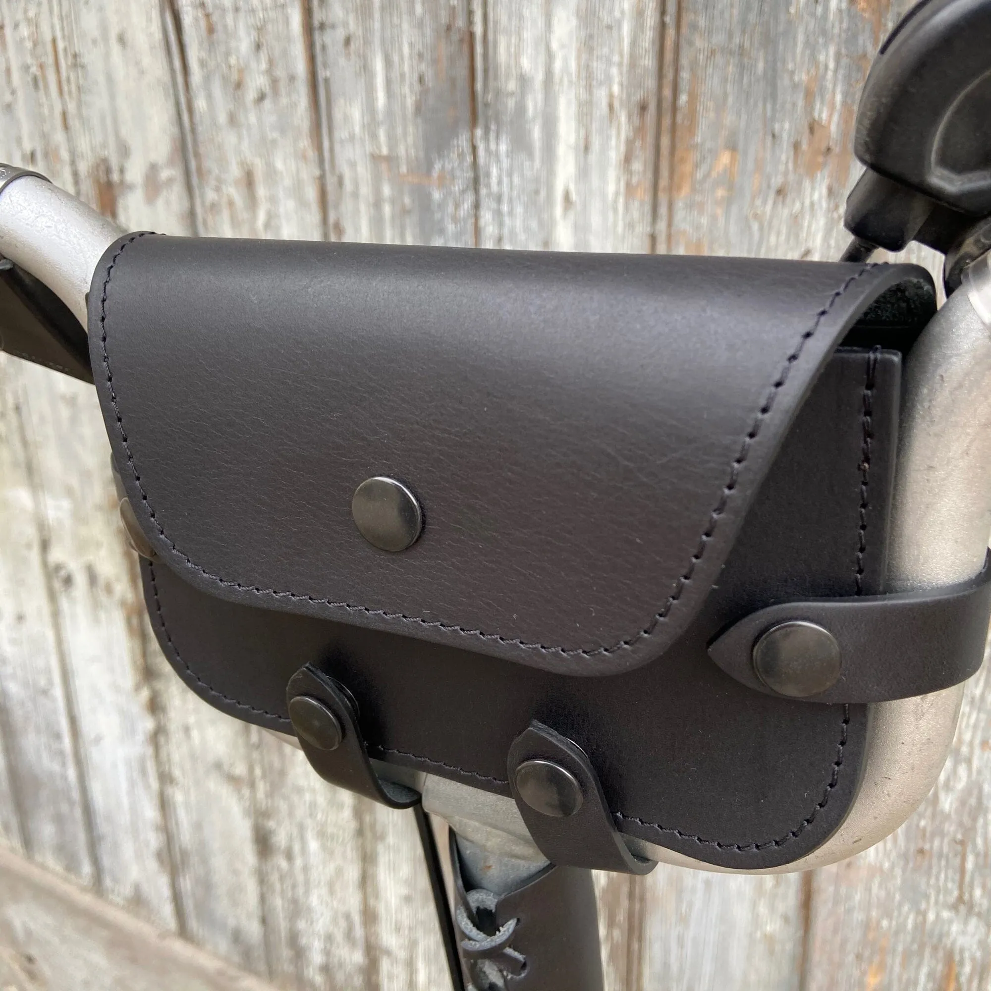 Leather Handlebar Bag for Brompton Pre-2017