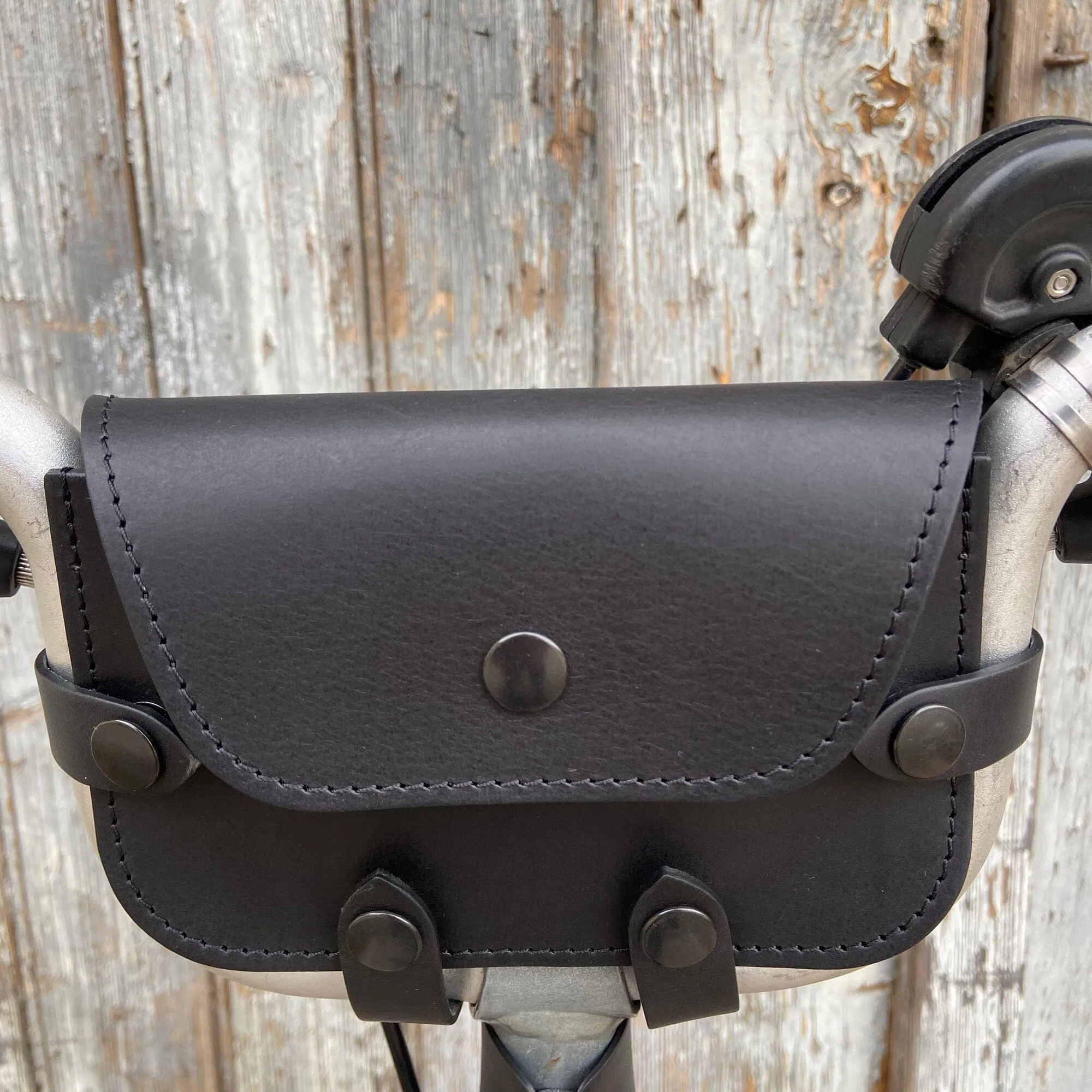 Leather Handlebar Bag for Brompton Pre-2017