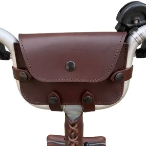 Leather Handlebar Bag for Brompton Pre-2017