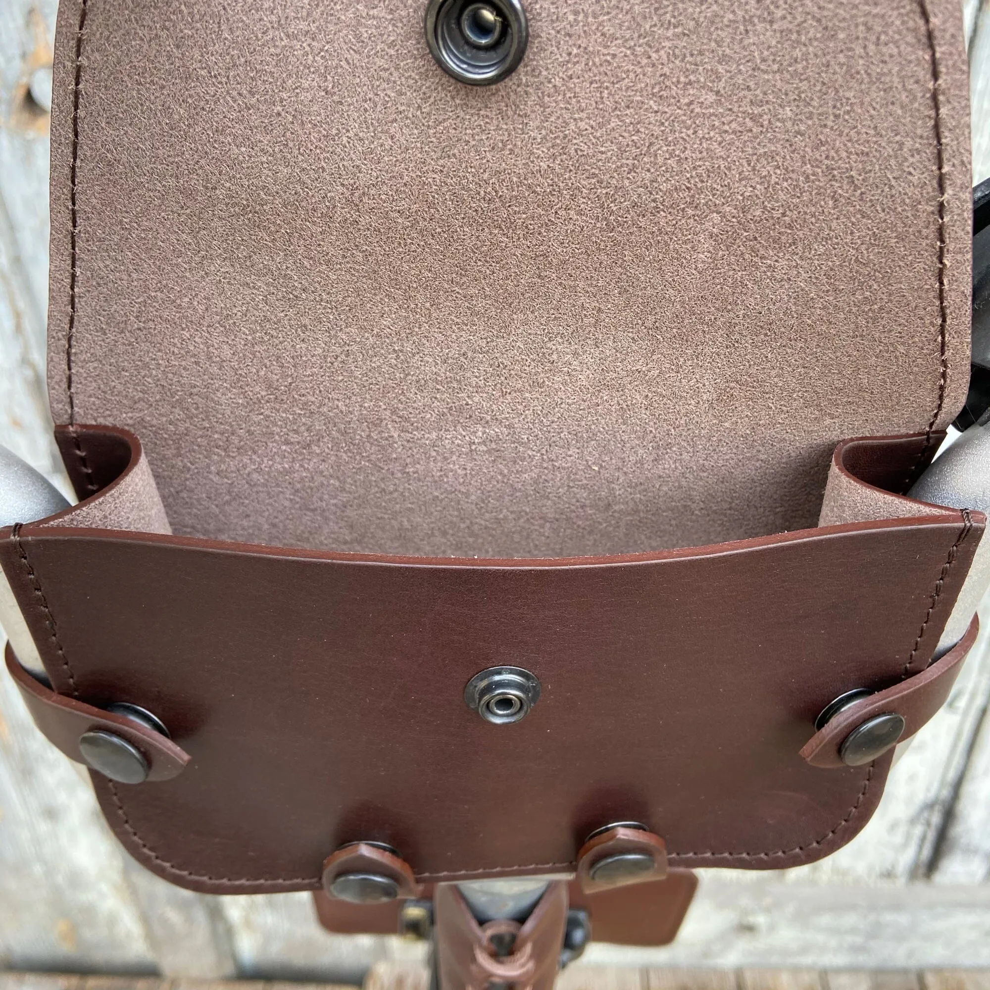 Leather Handlebar Bag for Brompton Pre-2017