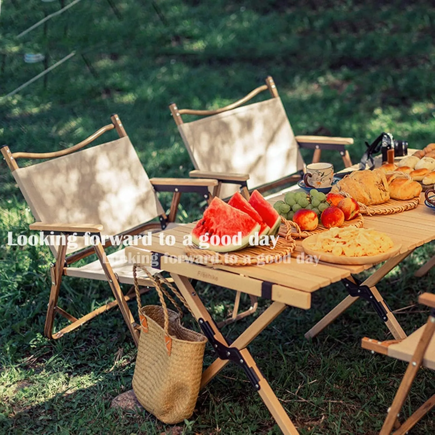lhx Portable Outdoor Folding Chair Camping Back Chair with Armrest Aluminum Alloy Chair Fishing Stool Picnic Party, Art Sketch Chair Khaki (Size : 5855cm)