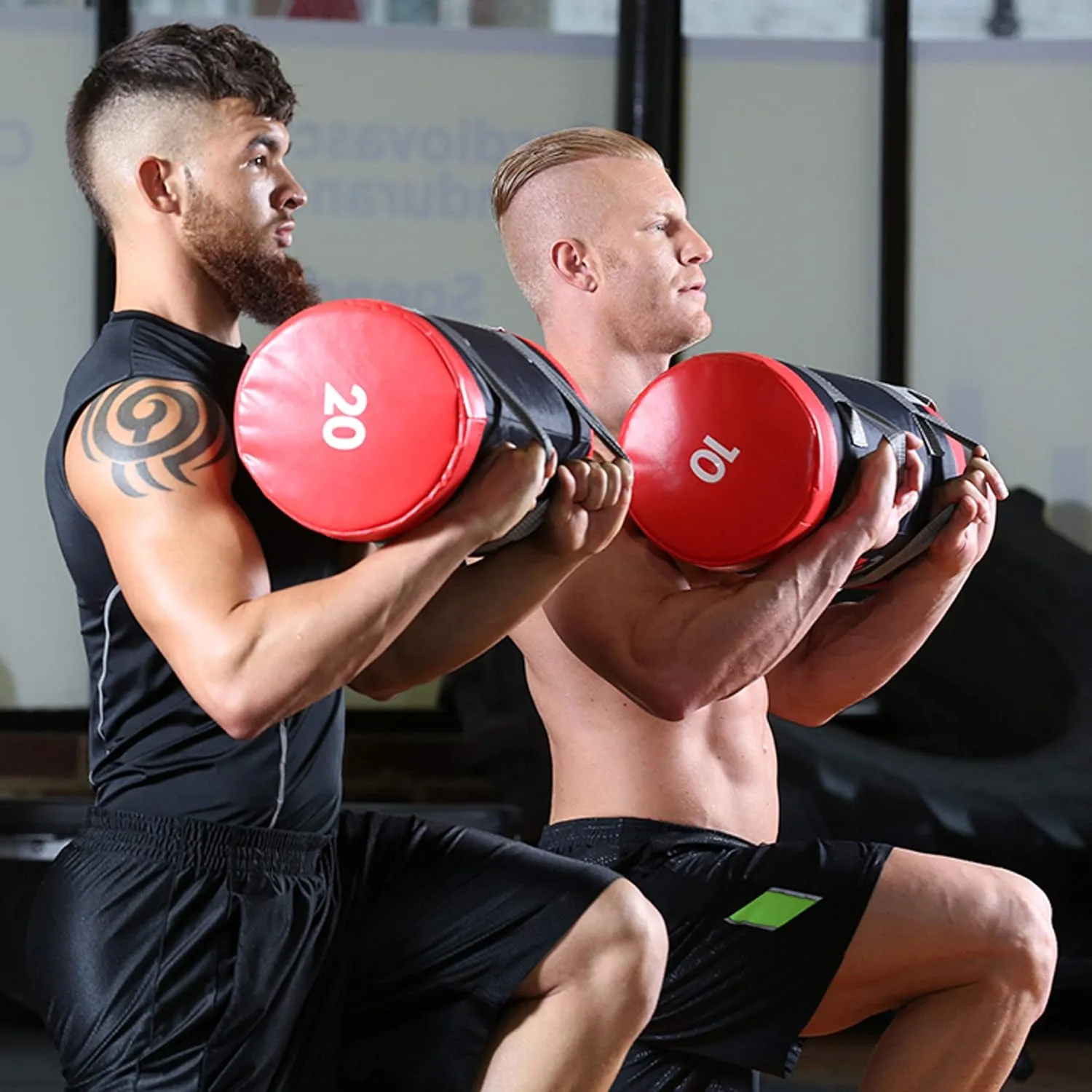 Lifeline Fitness Heavy Duty Combat Bag - Multiple Weight Options - Weighted Sandbag for Gym, Home, and Workout Equipment - Multiple Handles for Curl, Press, and Other Exercises