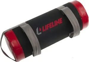 Lifeline Fitness Heavy Duty Combat Bag - Multiple Weight Options - Weighted Sandbag for Gym, Home, and Workout Equipment - Multiple Handles for Curl, Press, and Other Exercises