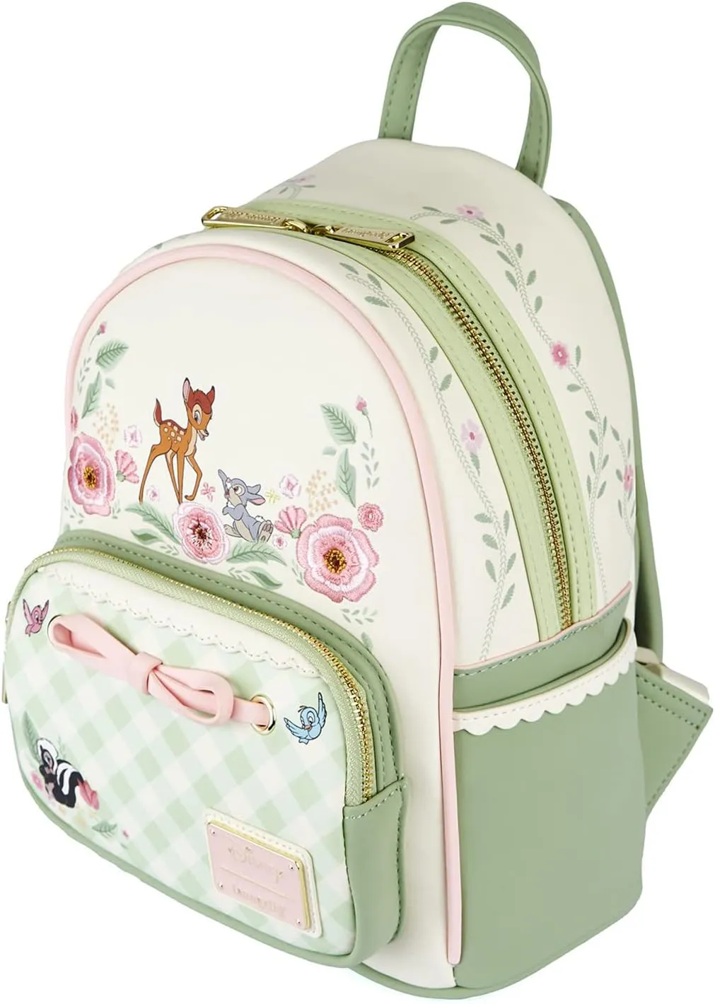 Loungefly Women's Bambi Springtime Gingham Mini Bkpk, Multi, One Size