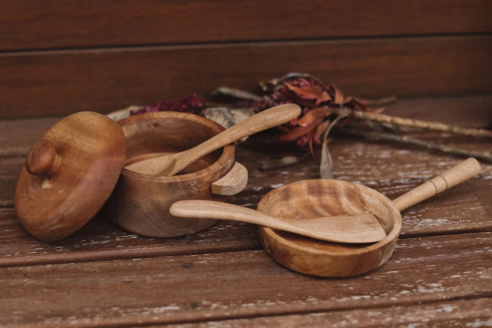 Mahogany Pot and Pan Set