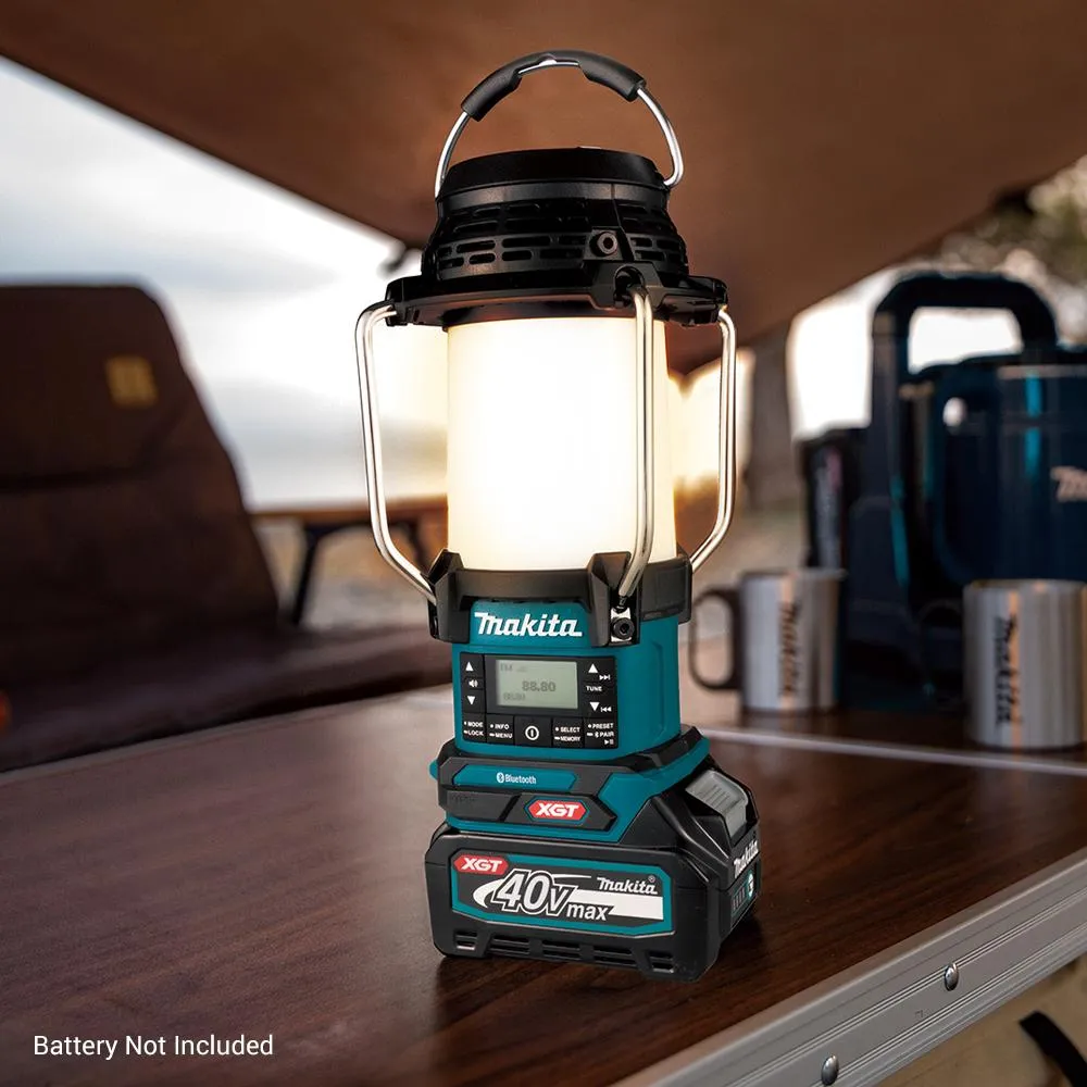 Makita 40V Max Digital Bluetooth Lantern Radio - Tool Only