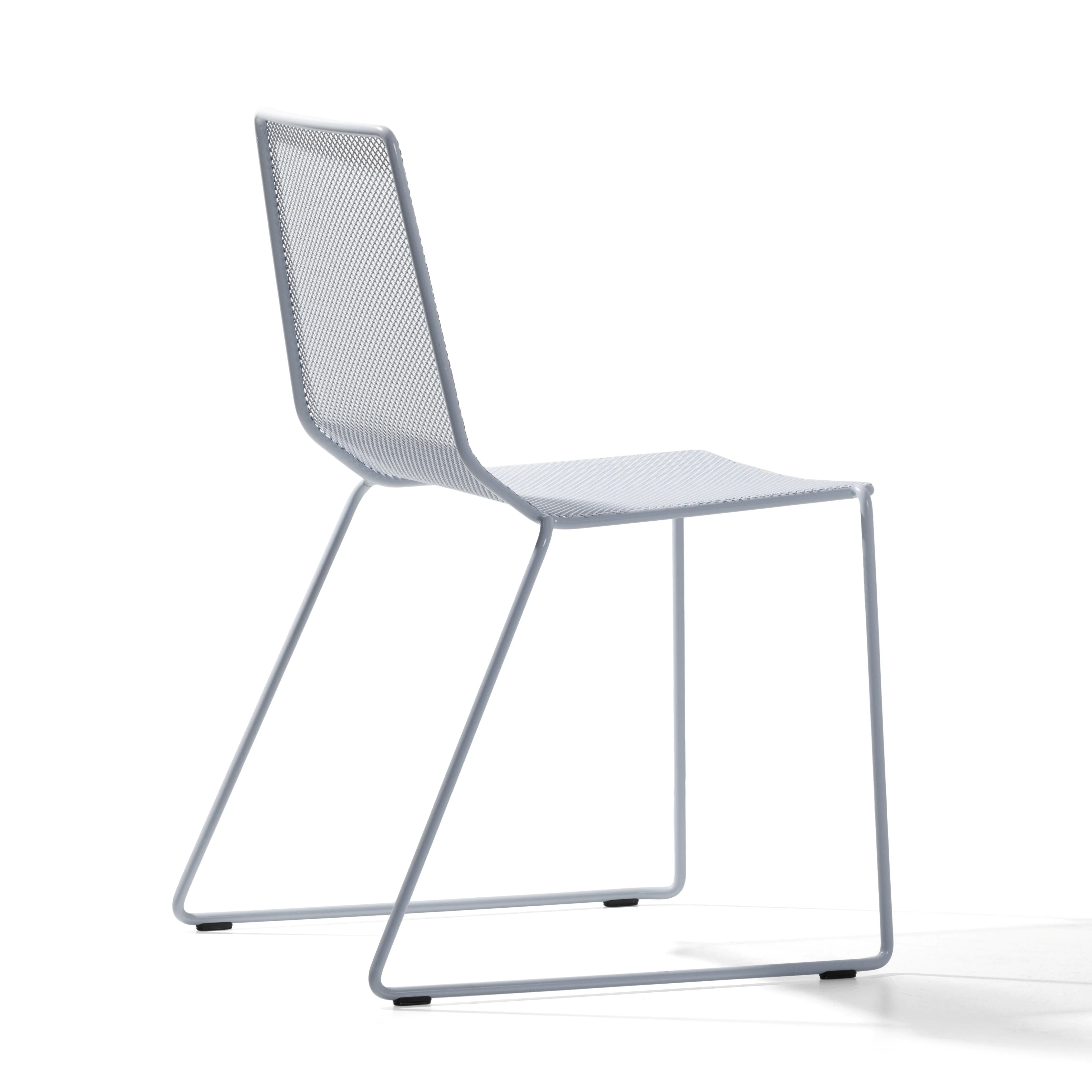 Marina Out Sled Chair with Metal Wire Mesh