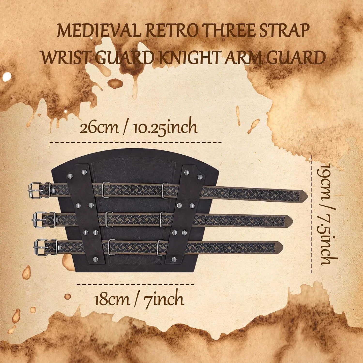 Men Renaissance Medieval Viking Leather Cosplay Chest Accessories Armor Set, Ren Faire Knight Vest Armour Set