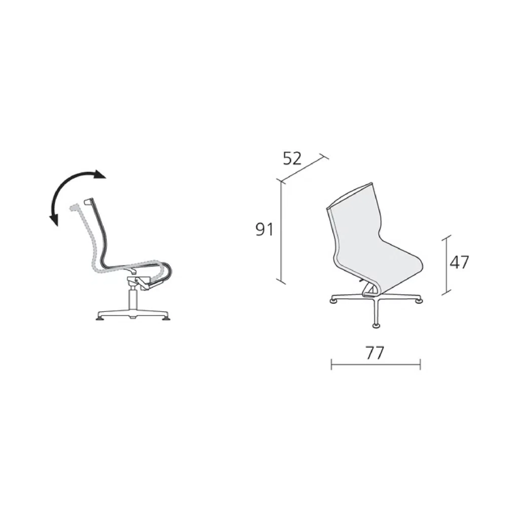 Mesh Swivel Conference Chair | Alias Meetingframe