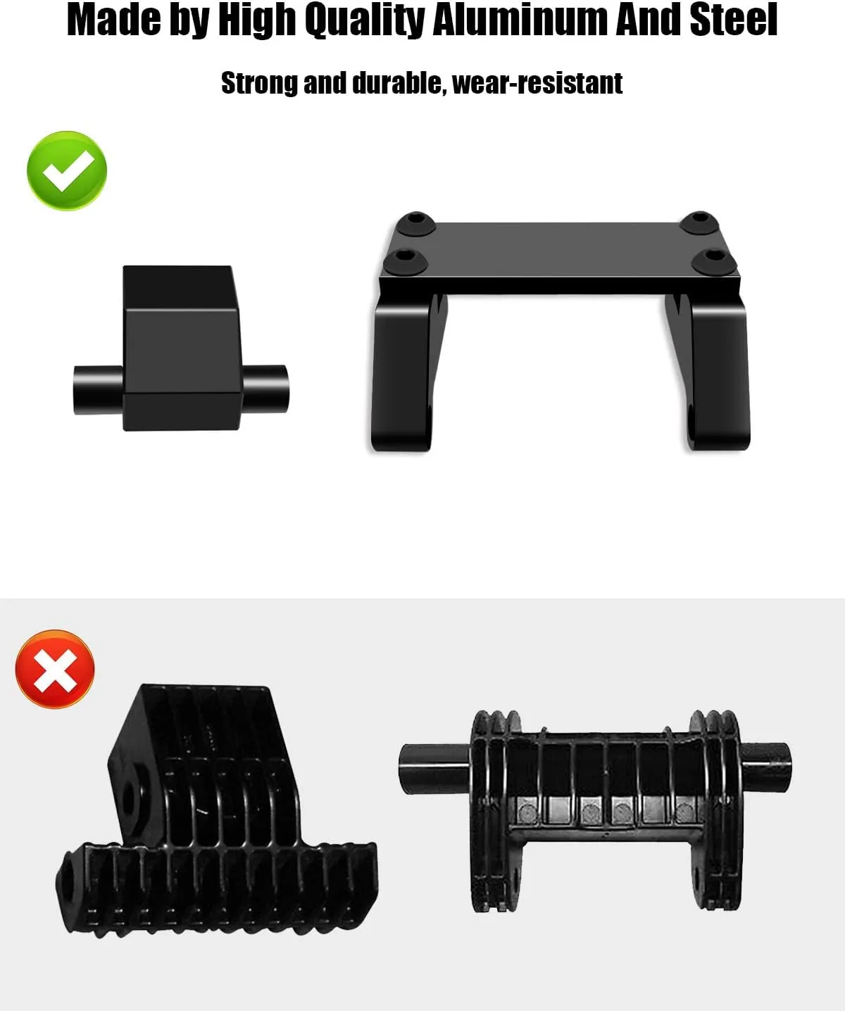 Metal Drive Toggle and Clevis Mount Fits for La-Z-Boy LazyBoy Power Recliners Chair, Upgraded Replacement Parts Black