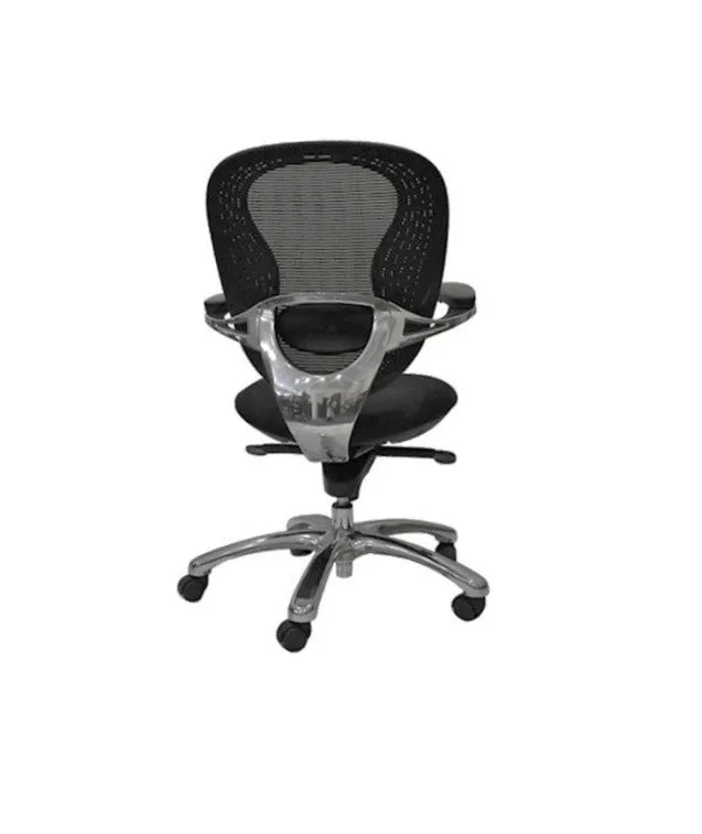 Mid Back Mesh Office Chair 0199A Grey