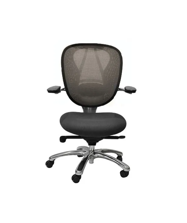Mid Back Mesh Office Chair 0199A Grey