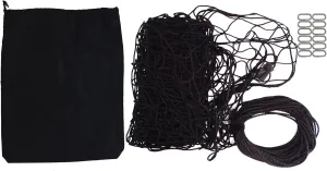 Military Cargo NET 96"x192" (USA!) with 4" Squares, Cinch Rope, 12 Snap-Hook and Storage Bag