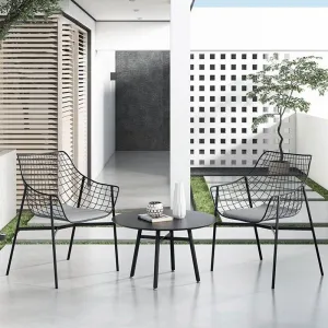 MILLIE Modern Outdoor Steel Mesh Chair