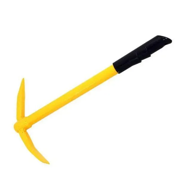 Mini Pick Axe Mattock Micro Pickaxe 440mm Soft Grip Garden Gardening Hand Tool