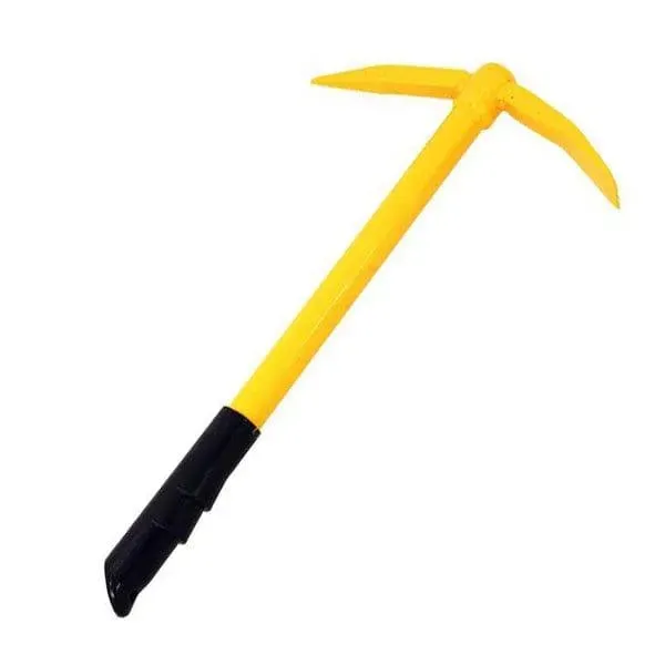 Mini Pick Axe Mattock Micro Pickaxe 440mm Soft Grip Garden Gardening Hand Tool
