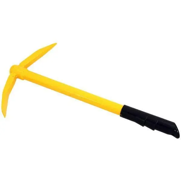 Mini Pick Axe Mattock Micro Pickaxe 440mm Soft Grip Garden Gardening Hand Tool
