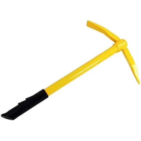 Mini Pick Axe Mattock Micro Pickaxe 440mm Soft Grip Garden Gardening Hand Tool
