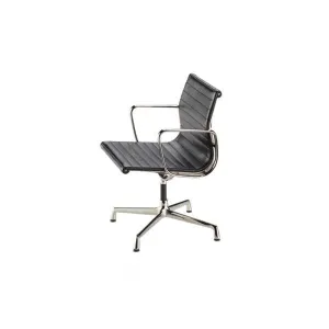 Miniature Eames Aluminum Chair Leather for Vitra