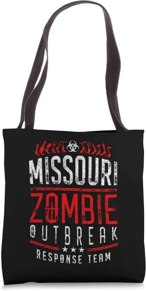 Missouri Zombie Outbreak Response Team Halloween Tote Bag